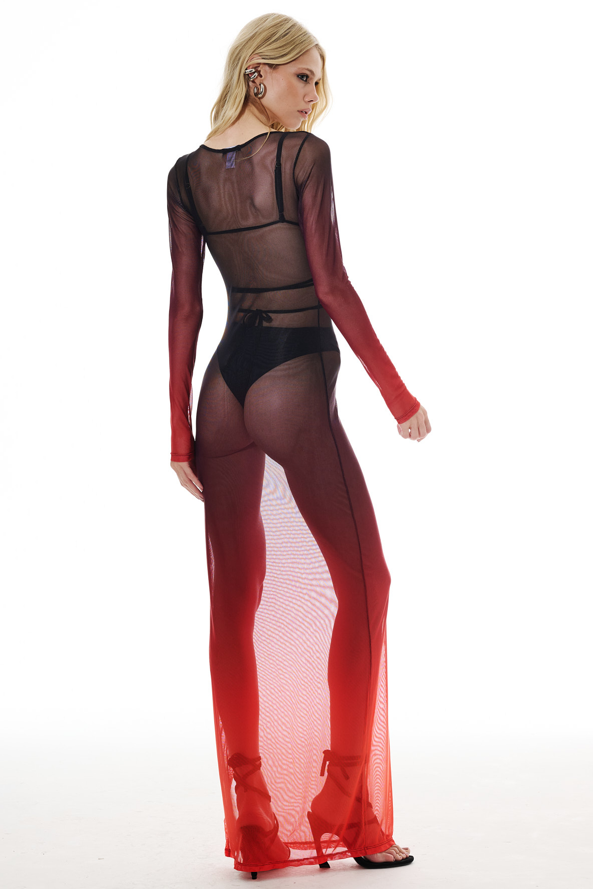 Vestido Aya Degrade Laranja - Image 4