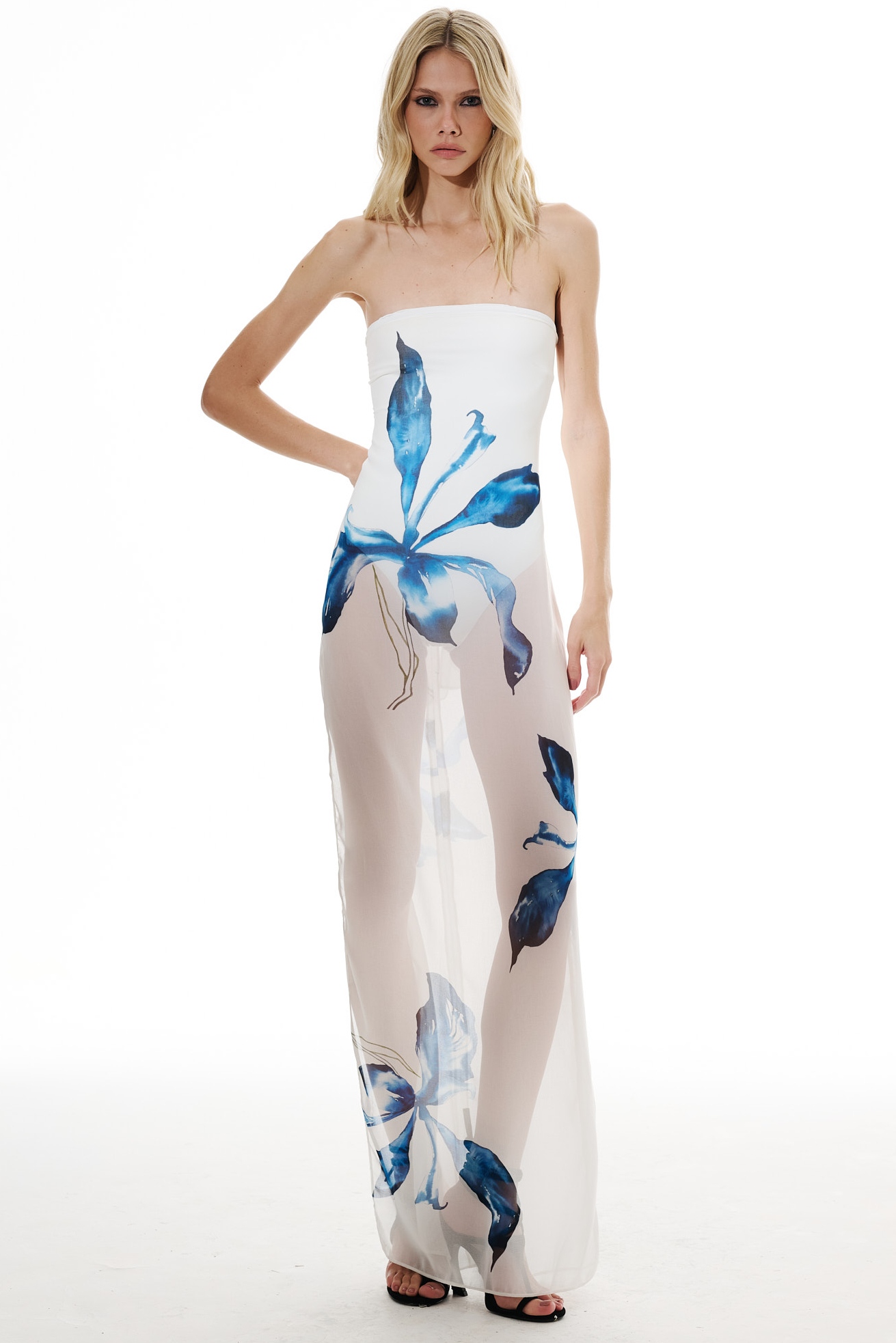 Vestido Musseline Blue Orchid