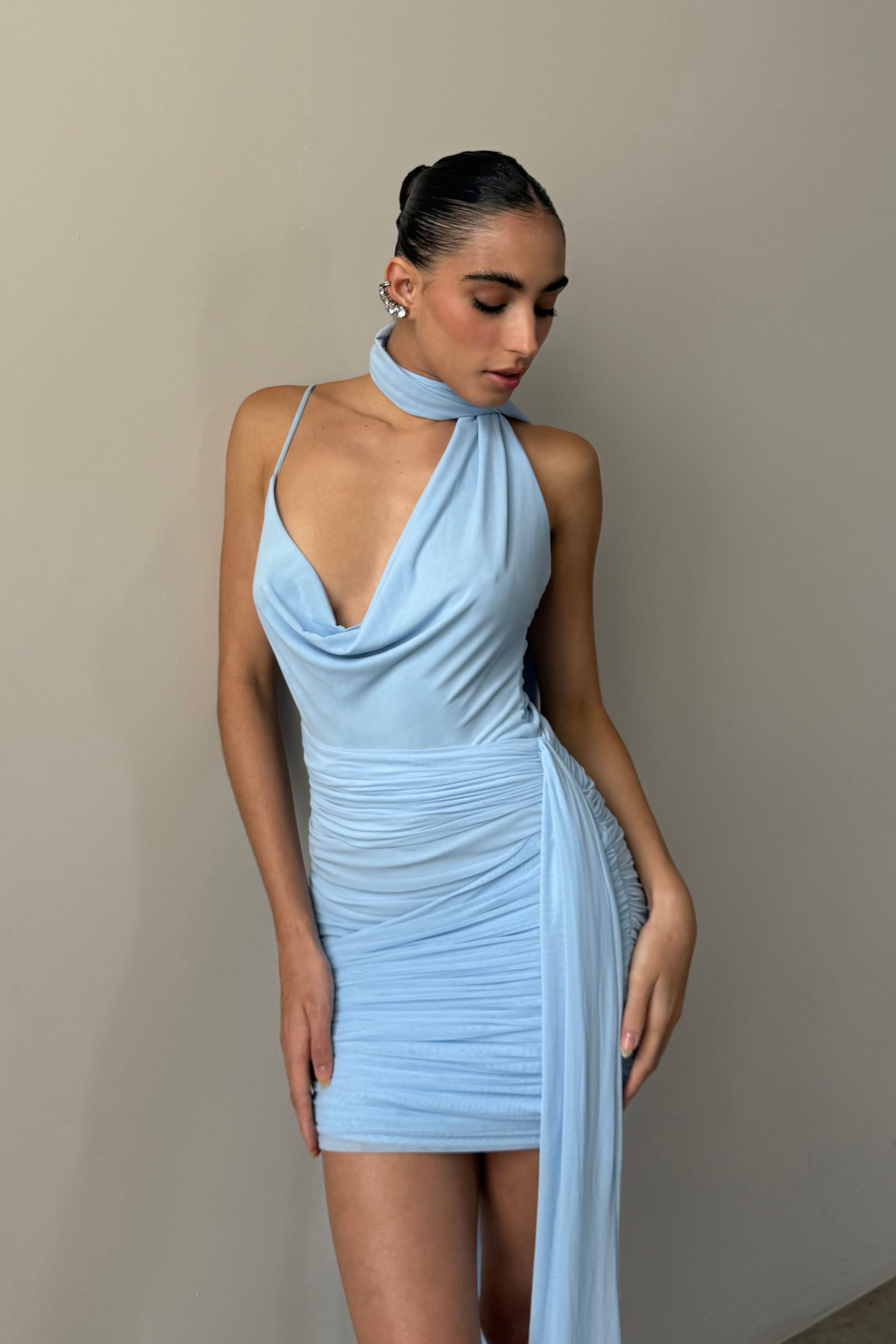 Vestido Sirena Ice Blue - Image 4