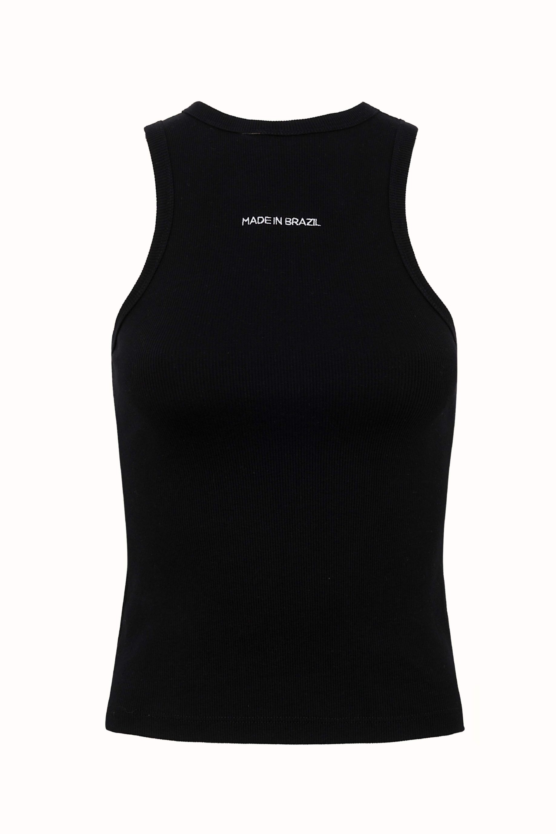 Regata Halter Made in Brazil Preta - Image 3