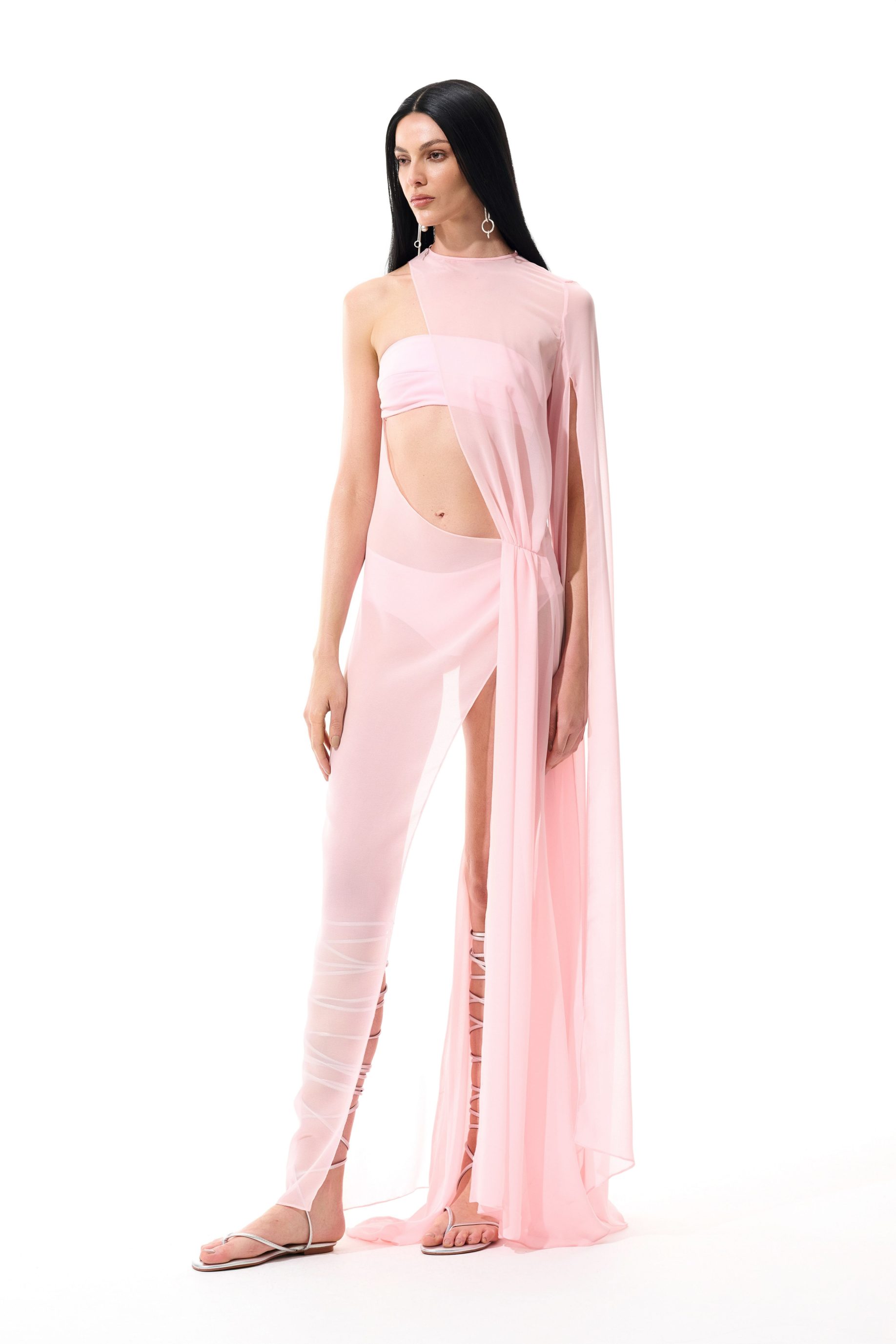 Vestido Cher Rosa Claro - Image 3