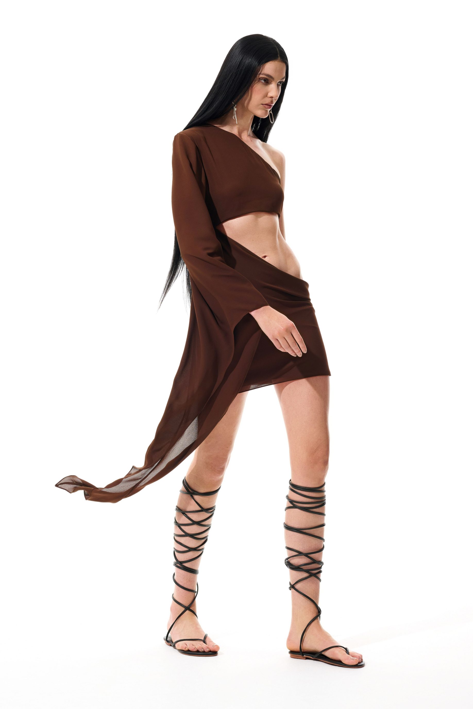 Vestido Angel Marrom - Image 3