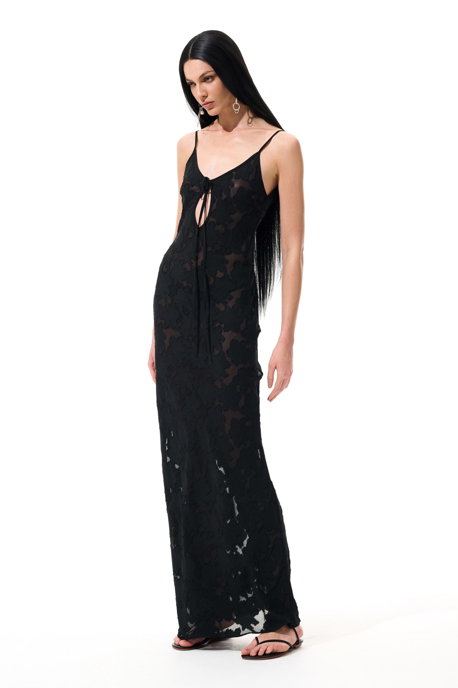 Vestido Devorê Preto