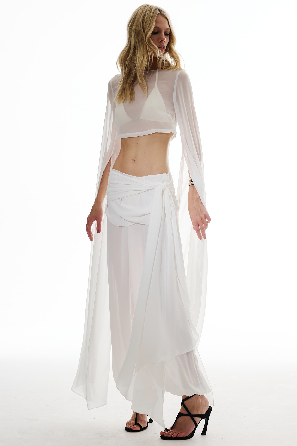 Cropped Ava Off white